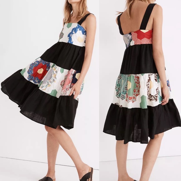 Carleen Dresses & Skirts - Madewell X Carleen Patchwork Surrounded Islands Floral Midi Dress